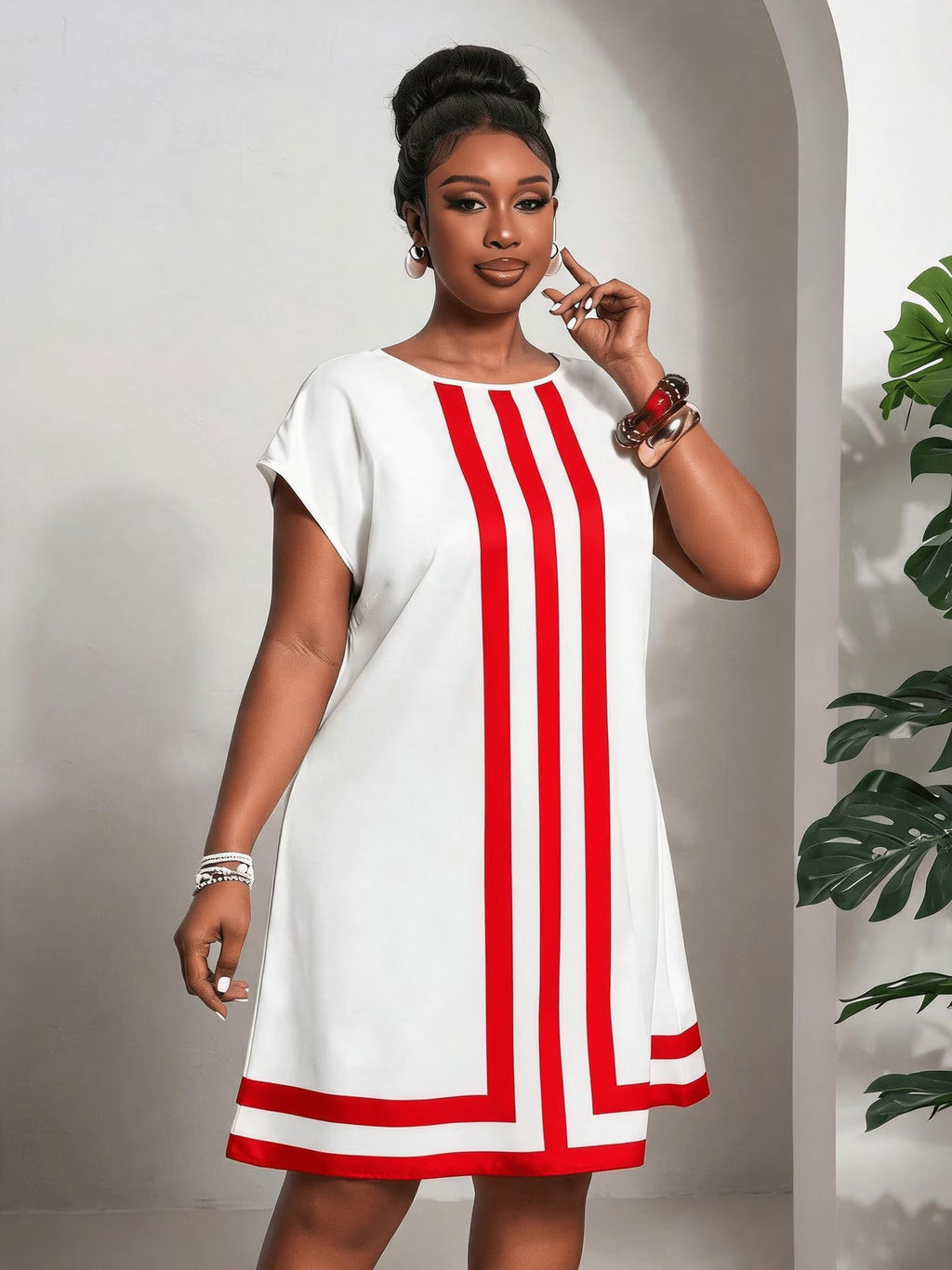 Ms Beck 1950 Chic Mini Dress