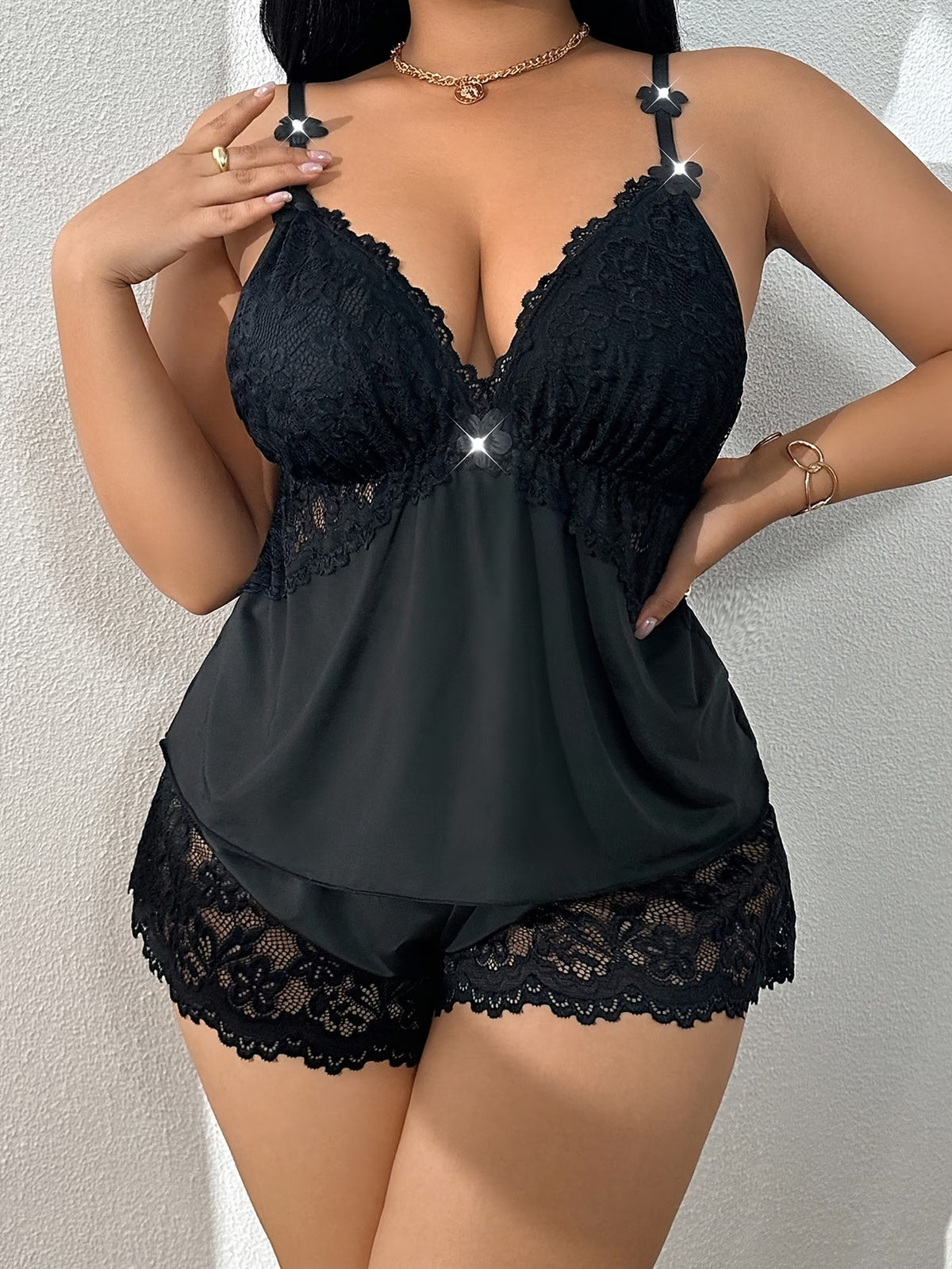 Donna Silk Sleepwear Short Set