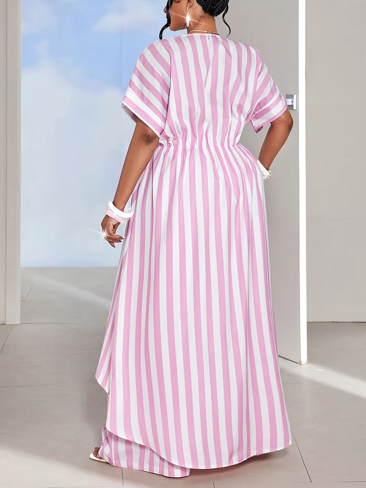 2 PCS Long Top With Matching Pants