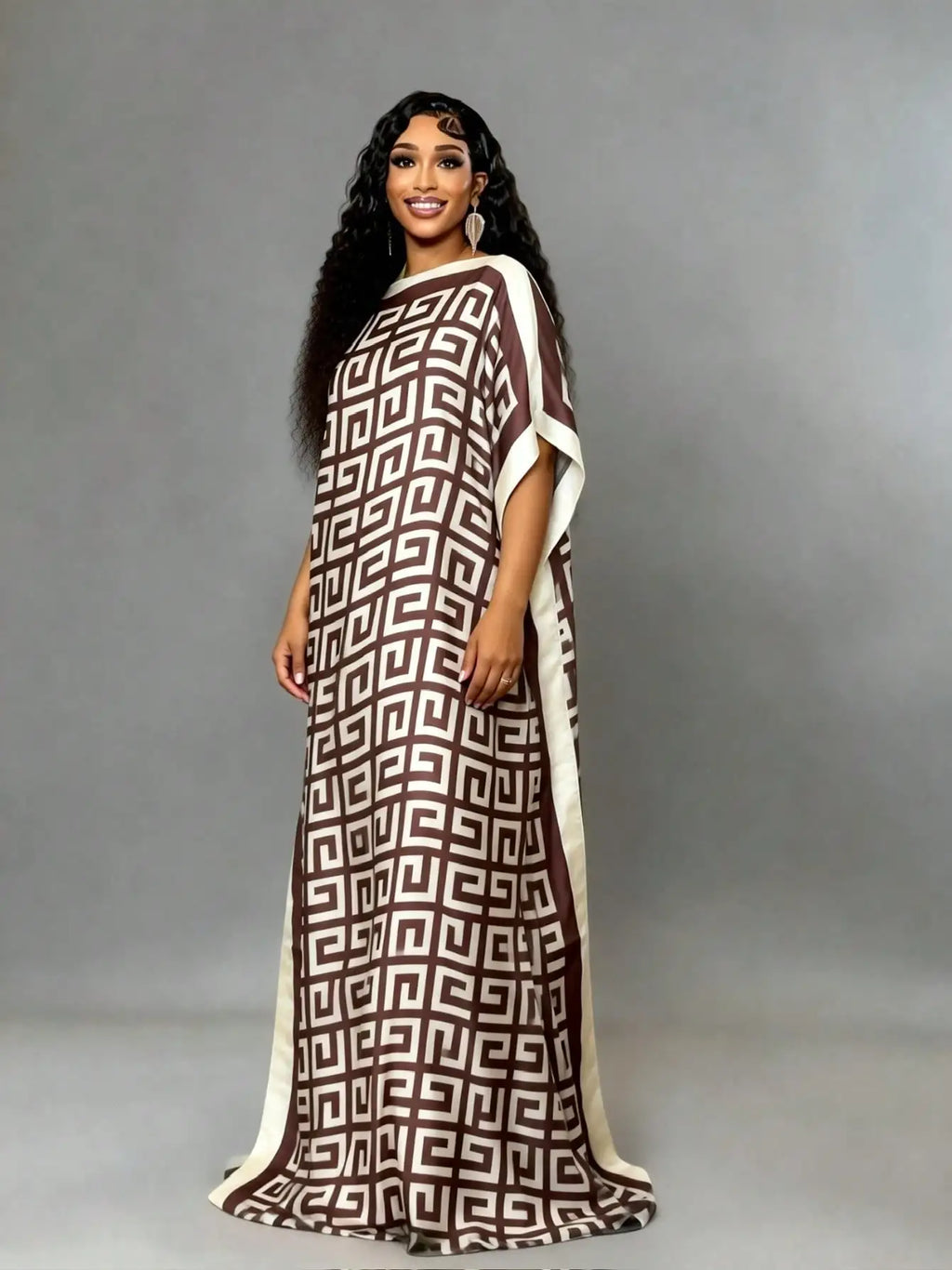 Regin Elegant Dress with Matching head Scarf